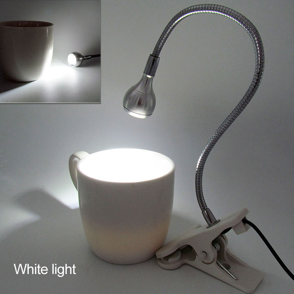 1PCS Adjustable Goosenecks Clip On USB LED Lamp Music Stand And Book Reading Lights USB Reading Night Light Book Lights New. 
