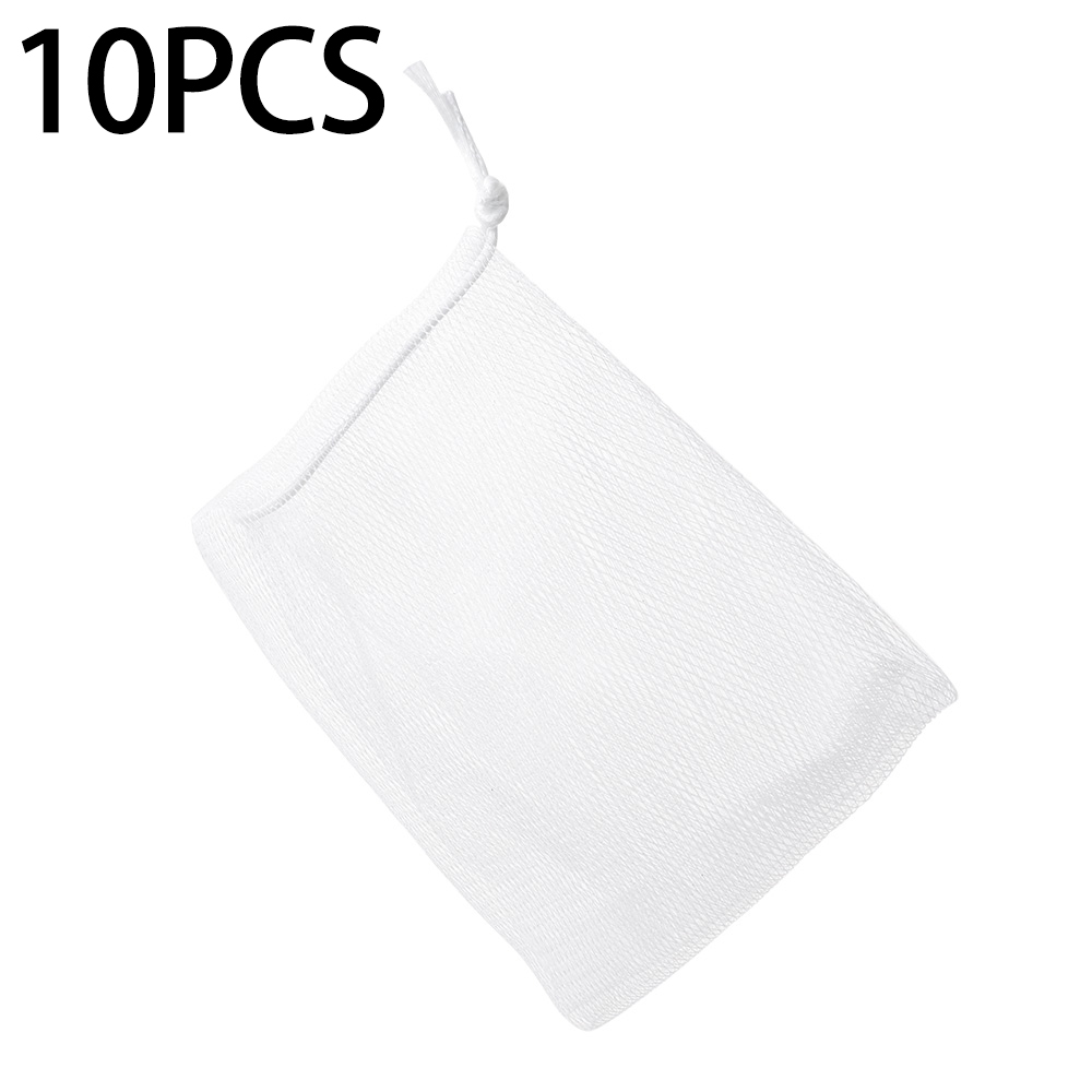 1/5/10Pcs Soap Foaming Net Portable Mesh Soap Bag Body Wash Bathroom Soap Exfoliating Mesh Bags For Shower. 