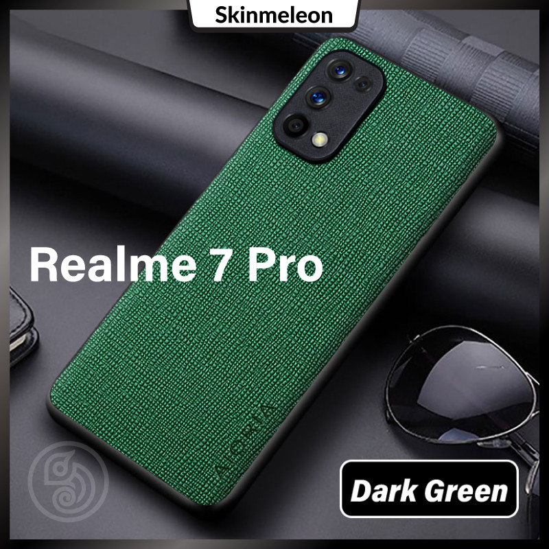 xprmy for Realme 7 Pro casing PU leather case soft TPU shockproof slim hard PC camera phone cover