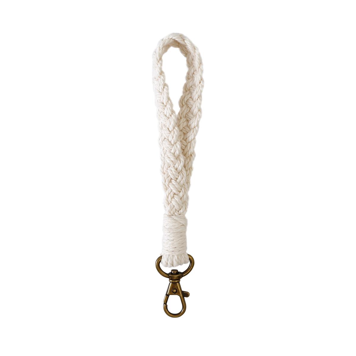 Lobster Claw Boho Keychain Macrame Wristlet Keychain Lanyard Keychain Keychain Lanyard Macrame Keychain