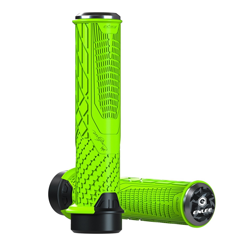 ENLEE Bike Handlebar Grips Comfortable TPR Locking MTB Handlebars Grip Bike Grips for MTB BMX Green Daraz .bd