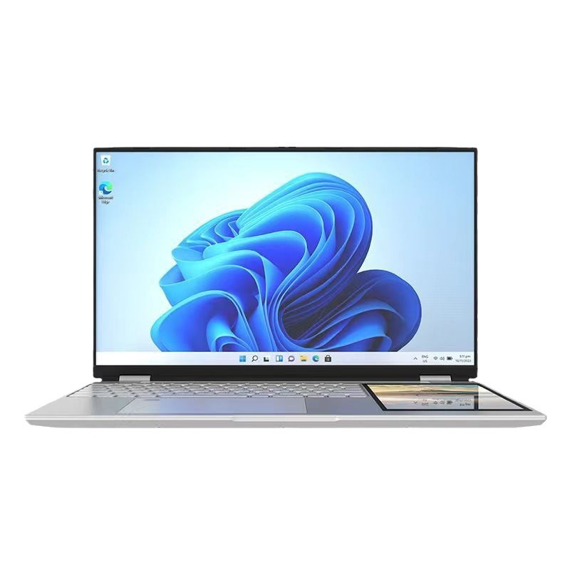 15.6'+7' Dual Touch Laptop Intel N95 Core i7-8500U Notebook Windows11 Ultra-thin 32GB RAM 2TB SSD 1920x1080 Original Keyboard. 