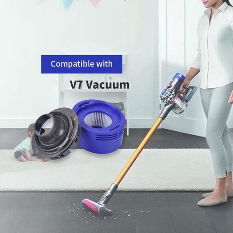ডাইসন v7 v8 ভ্যাকুয়াম ক্লিনার অ্যাক্সেসোরিজের জন্য পোস্ট হেপা ফিল্টার রিপ্লেসমেন্ট সুইপার ঘরোয়া মোটর রিয়ার কভার সরঞ্জাম যন্ত্রাংশ. 