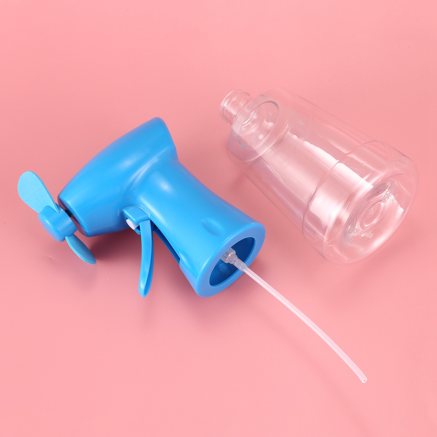 （NEW）Fan with  Spray Misting Fan Handheld   Misting Fan with Mist As   Operated Fan  Bottle Sprayer 300Ml. 