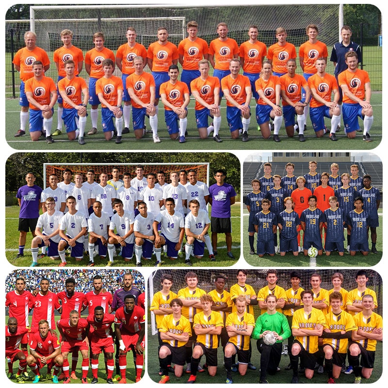 Personalized Sublimation Custom Plus Big Size Soccer Uniform Shirts Club Team Breathable Long SLeeve Football Jerseys For Men. 