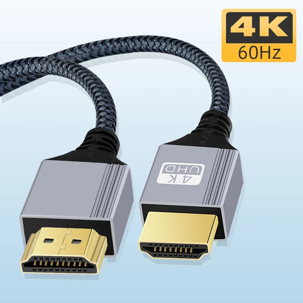 HDMI-Compatible Cable 2.0 Wire 4K 60Hz for Xiaomi Xbox PS5 PS4 Laptops HDMI-Compatible Splitter Digital Cable Cord 2m 3m 5m 10m