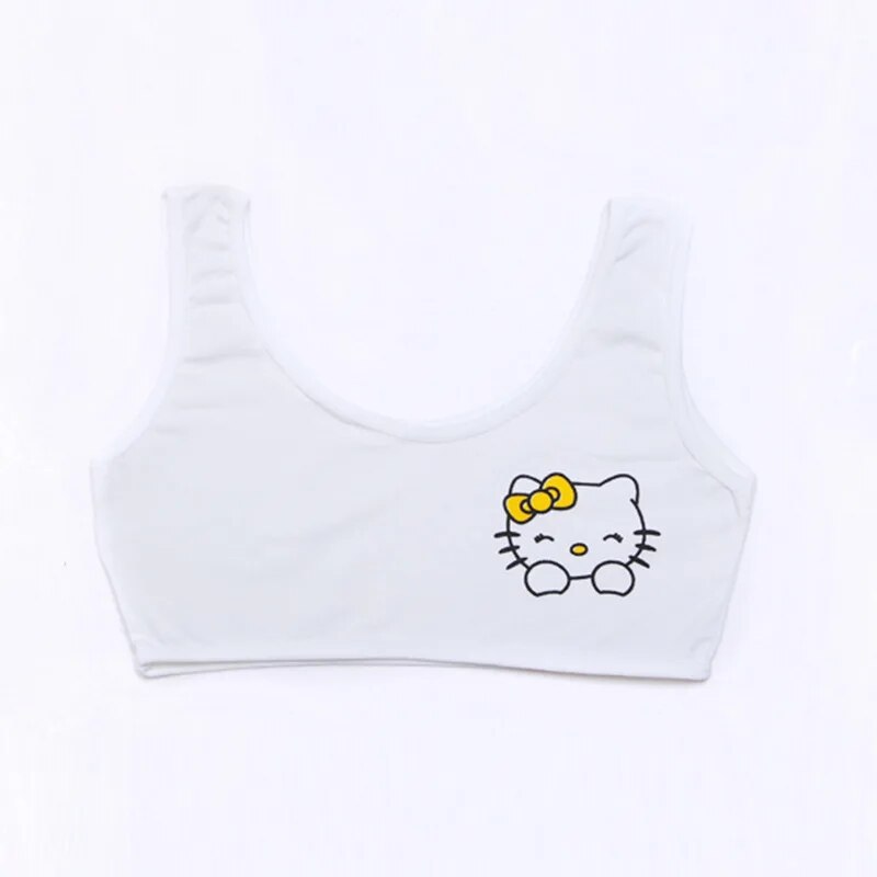 girl bra teen Underwear for Kids girls bras Baby Young Hipster Training Lingerie vest Cotton Children 8-16Years summer