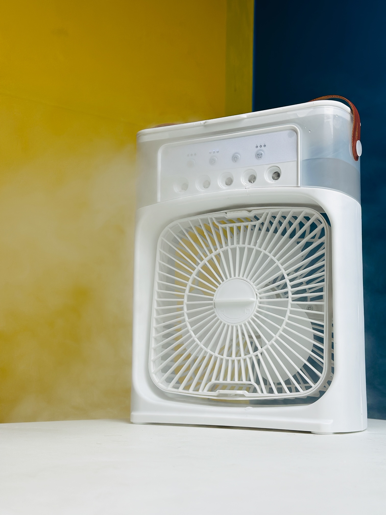 Portable Humidifier Fan AIr Conditioner Household Small Air Cooler Hydrocooling Portable Air Adjustment For Office 3 Speed Fan. 