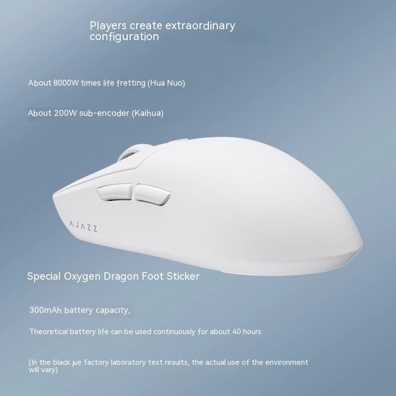 Ajazz AJ139pro4K Wireless Mouse Dual Mode PAW3395 Sensor Nordic 52840 FPS Gaming Mouse E-sports Lightweight PC Gamer Accessories. 