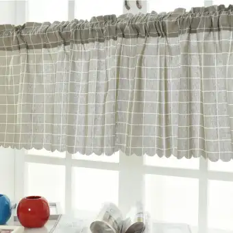 Kitchen Window Curtains Farmhouse Window Valance Half Window