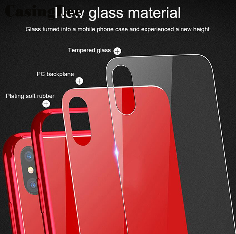 Casinglee For Samsung Galaxy M51 case Glass Phone Case Full Protection Tempered Glass Protetor Back case for Samsung M51 case cover. 