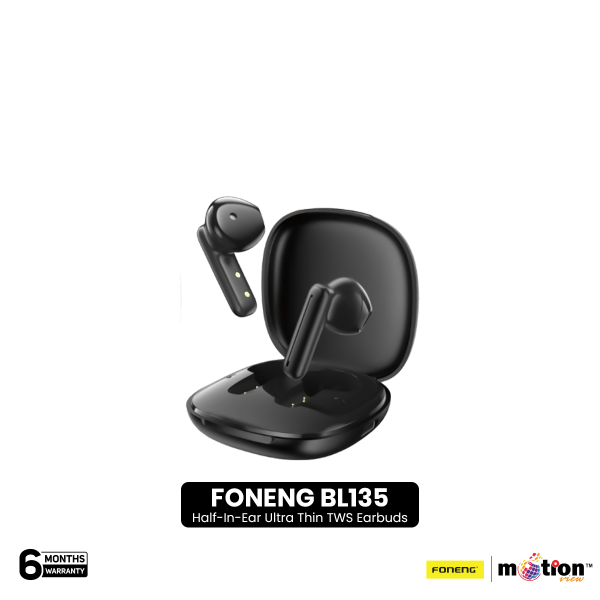 FONENG BL135 Half-In-Ear Ultra Thin TWS Earbuds