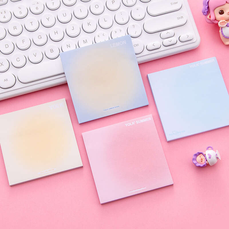 Gradient Glow High Appearance Sticky Notes for Student Stationery. 