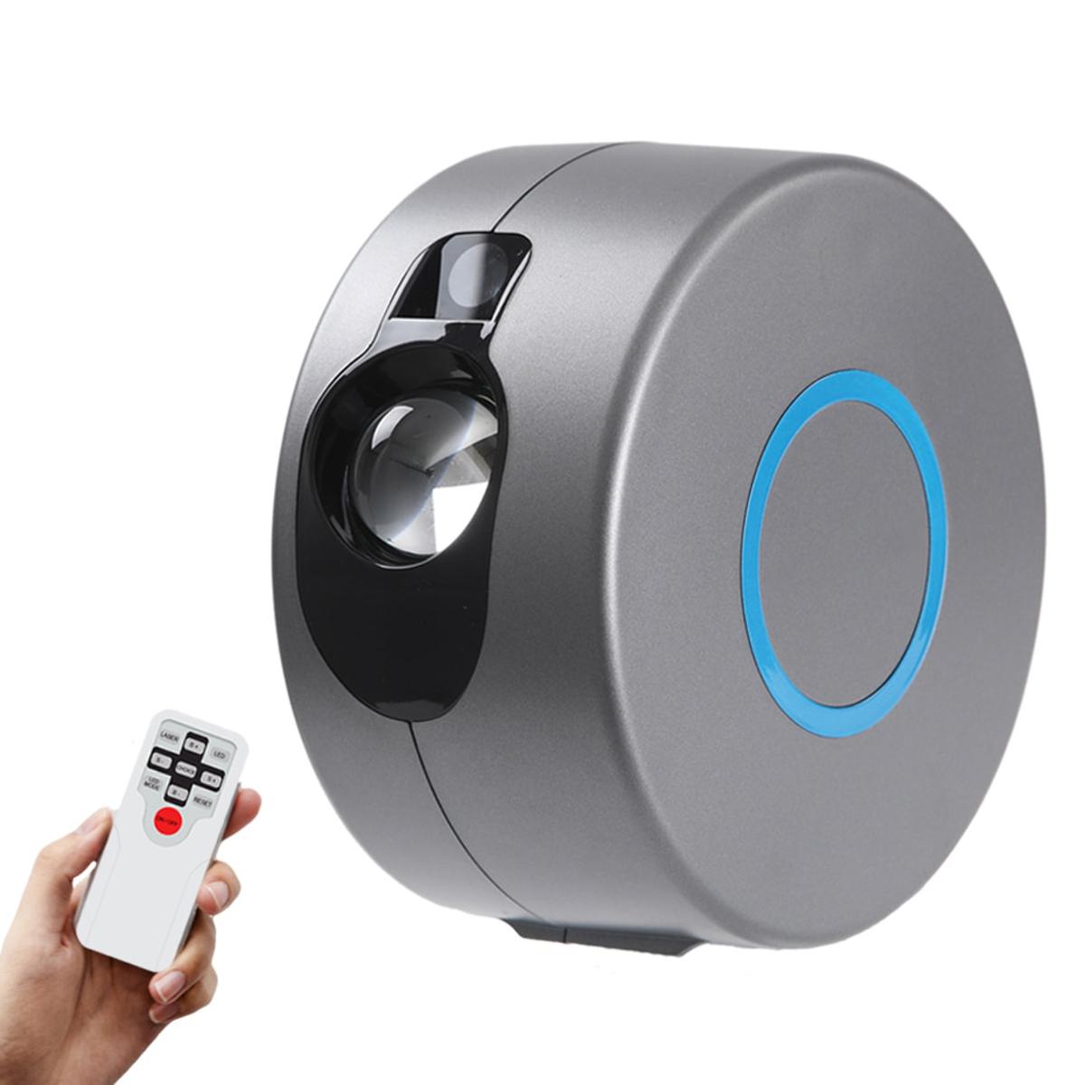 2 in 1 aurora starry sky projector 7 color night light star projector galaxy ocean nebula lamp with remote control for kids