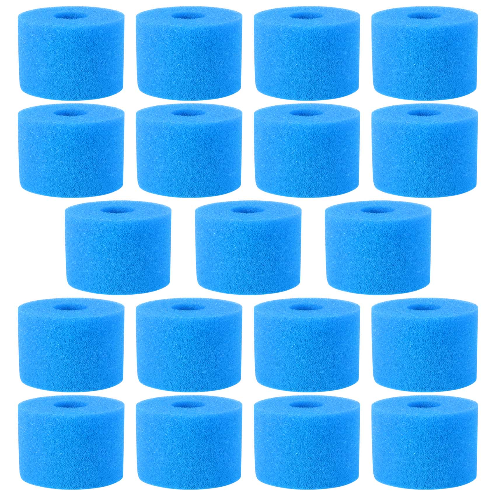 18Pcs for Intex Pure Spa Reusable Washable Foam Hot Tub Filter Cartridge S1 Type