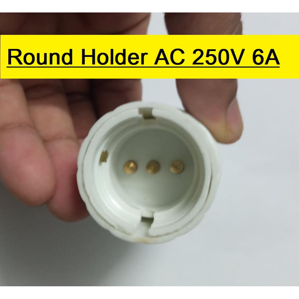 2 In 1 B-22 Pin Type With E27 Patch Type Holder Electric ROUND Holder AC 250V 6A Brass Contact 2 In 1 Holder Retro Light Bulb Adapter Pendant Holder