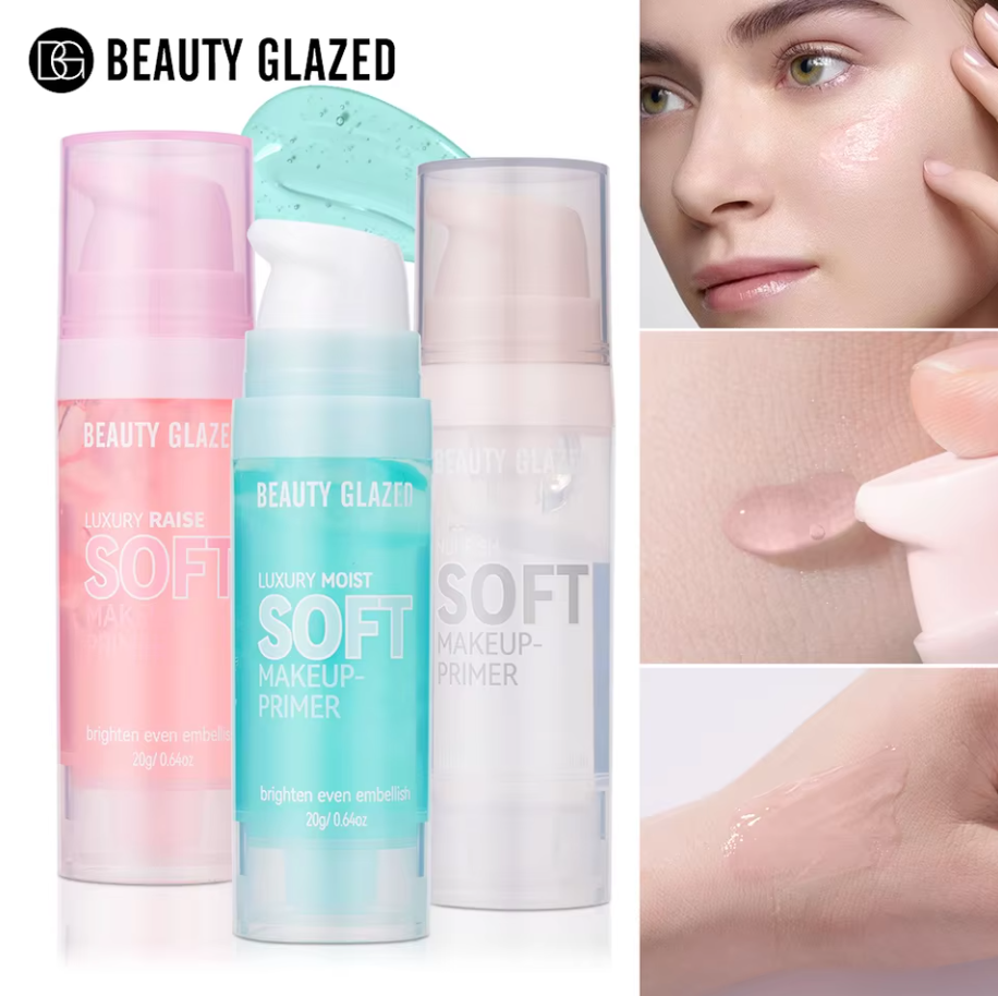 BEAUTY GLAZED Luxury Raise, Nourish, Moist Soft Make Up Primer 20g