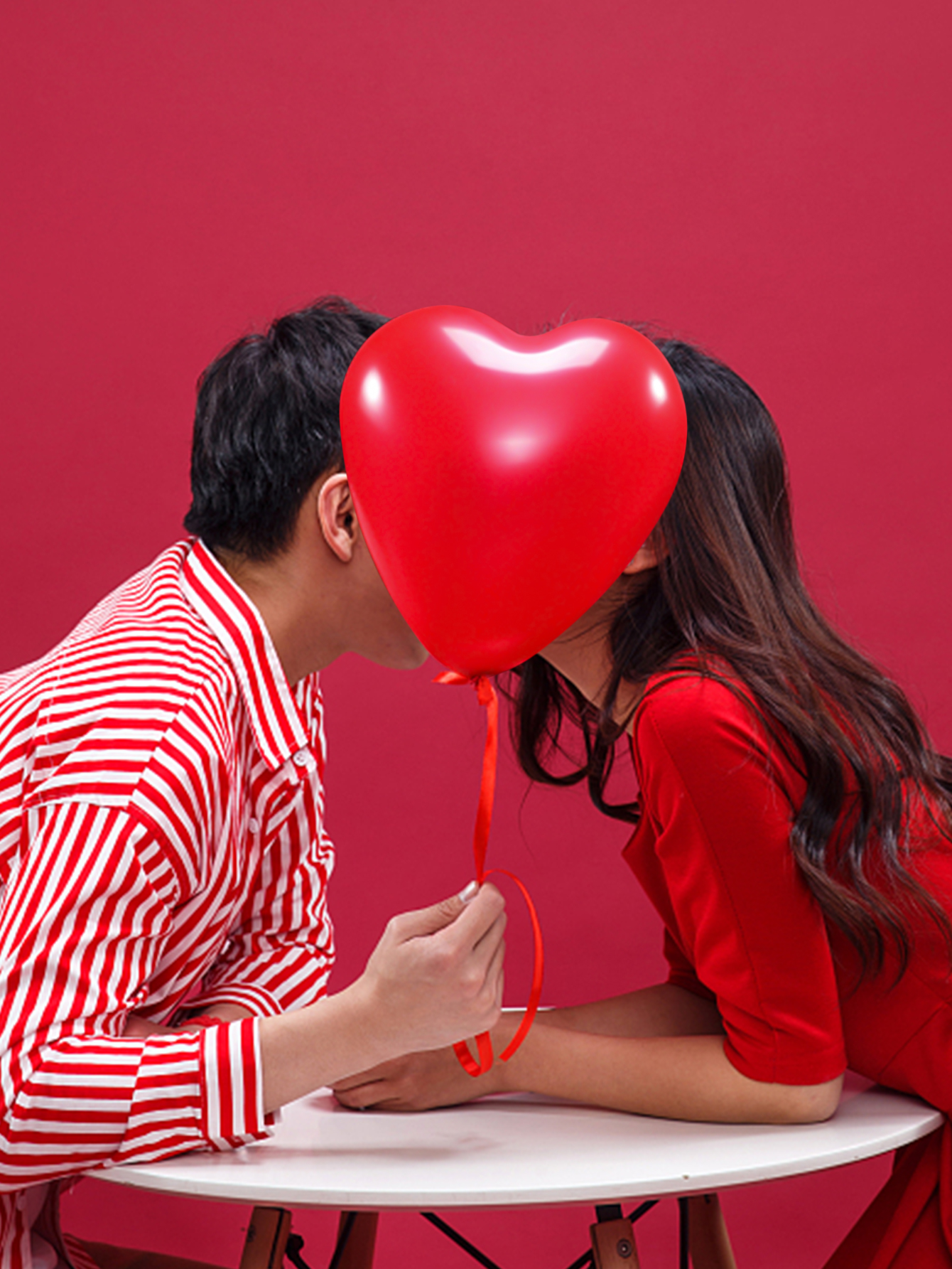 10pcs Heart Shaped Red Latex Balloons Are Unbreakable and Reusable.. 