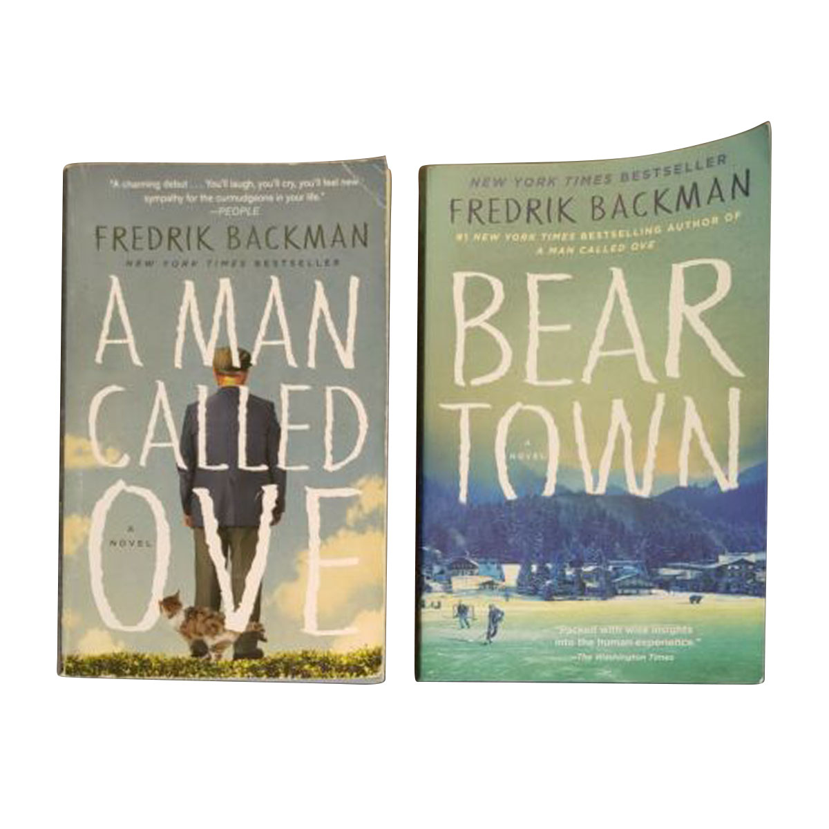 A Man Called Ove and Beartown by Fredrik Backman (Combo of 2 Books). 