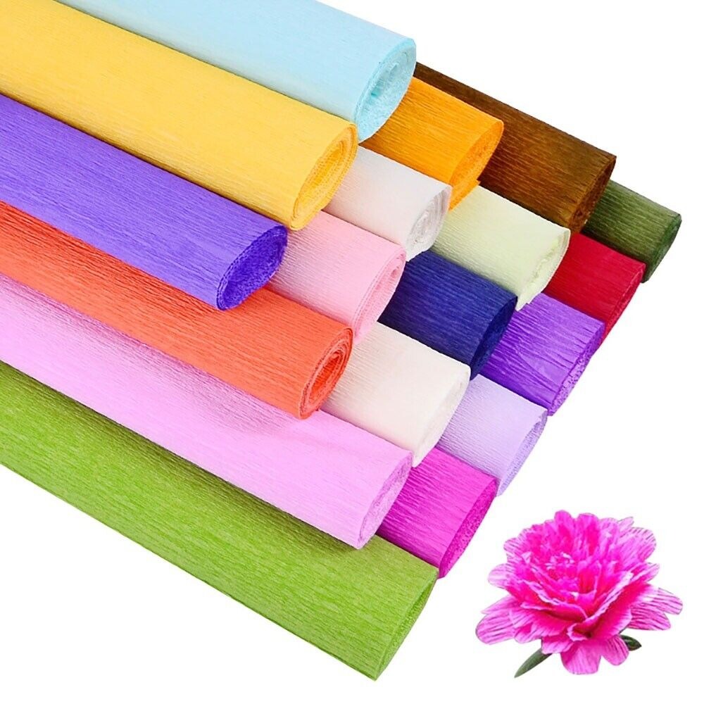 DIY Crepe Paper New Thickened wrinkled paper Production material paper Wrapping Paper Handmade flowers Packing Material