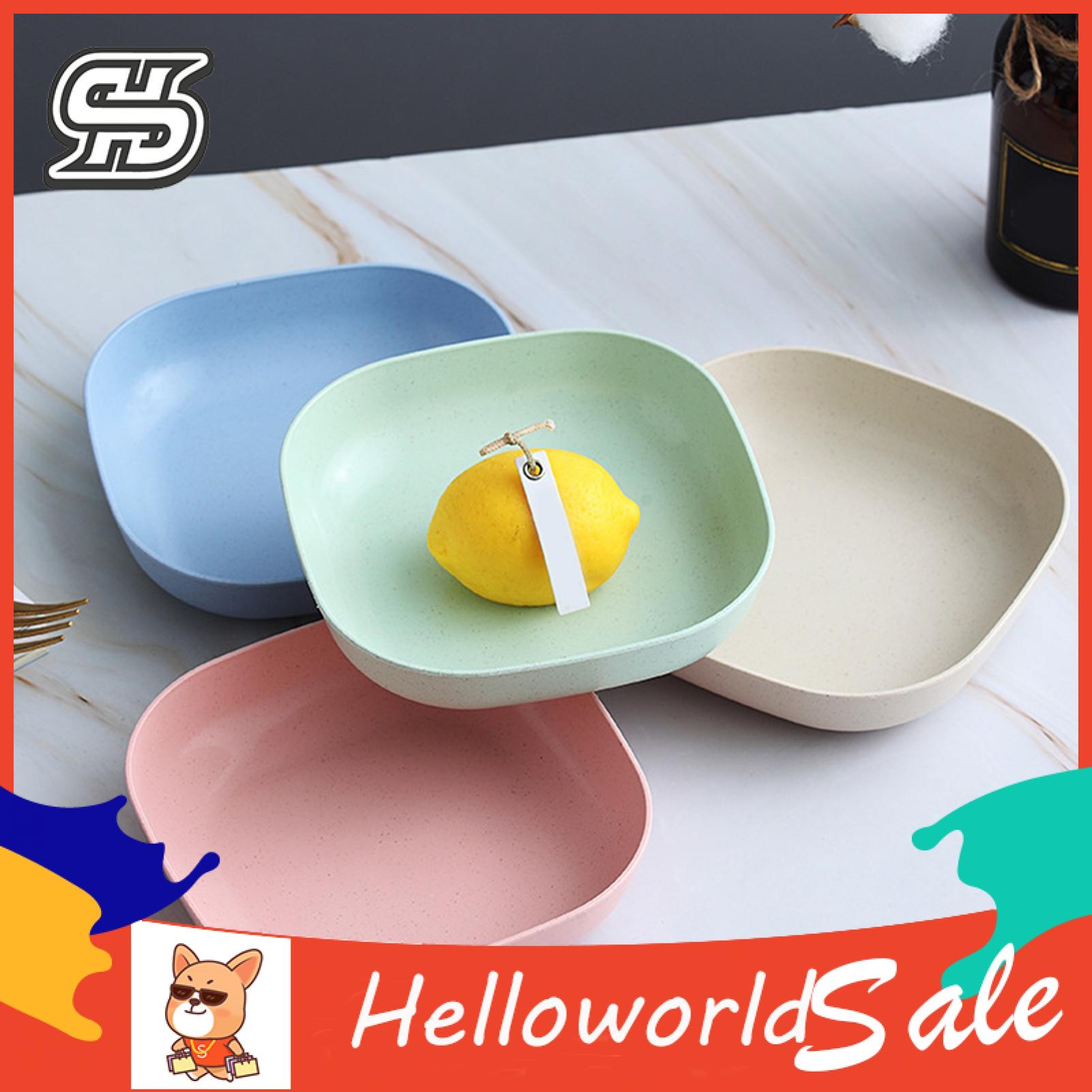 HelloWorld Food Container Heat-resistant Daily Use Smooth Rice Fruit Bowl. 
