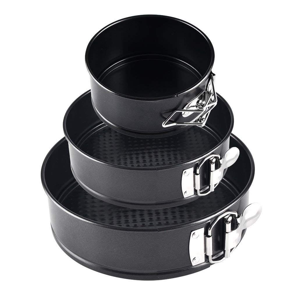 Non-stick Removable Bottom/Leak proof Cake Pan 3 pieces set. 