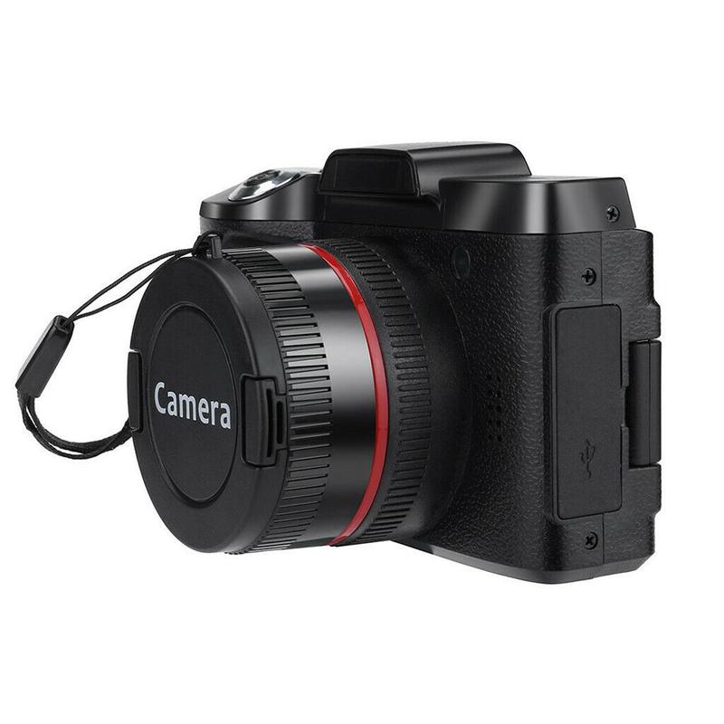 Digital Full HD 16x Digital Camera Professional Video Camcorder Vlogging Camera with Retractable Flashlight for YouTube- Black. 