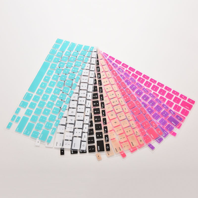 【Nice Day Toy Findings Store】(New) keyboard cover protector skin Apple MacBook Pro Mac 13 15 13 soft keyboard stickers