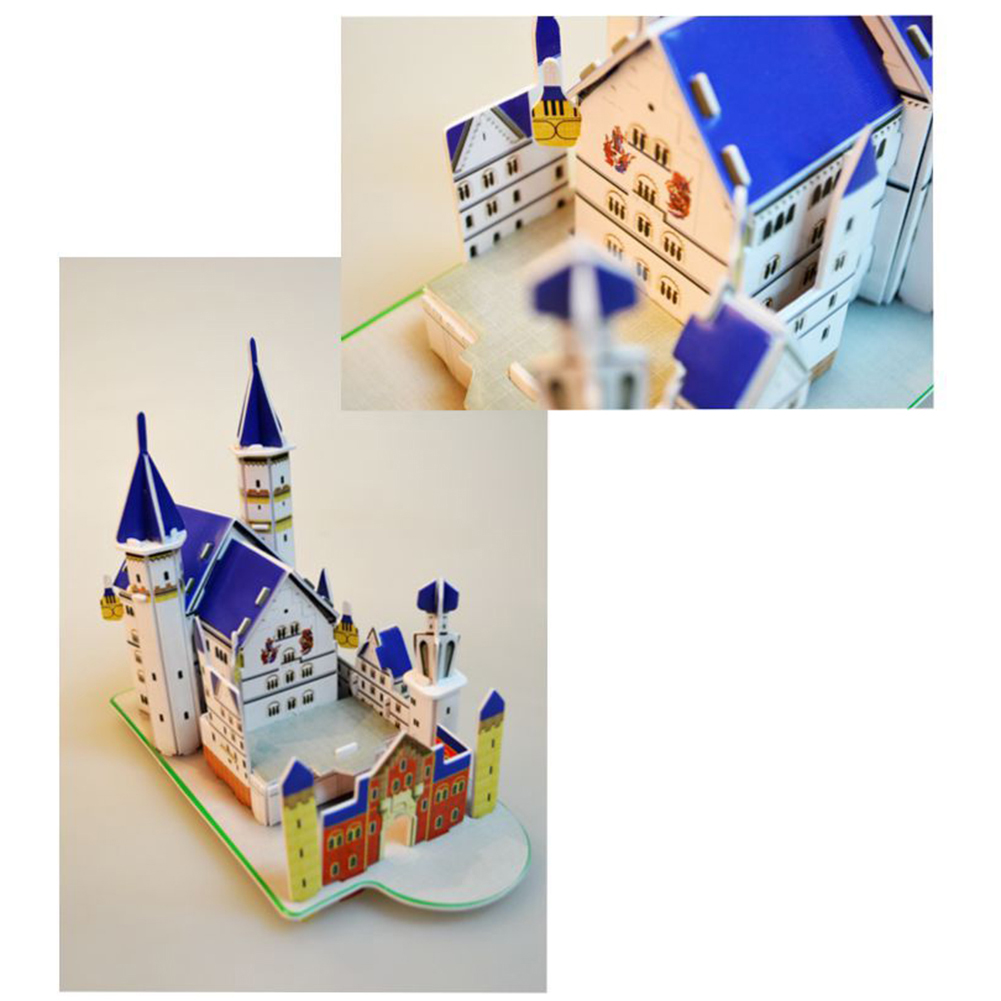 3D World Jigsaw Puzzle World Construction Model Kit DIY Craft Educational Toy. 