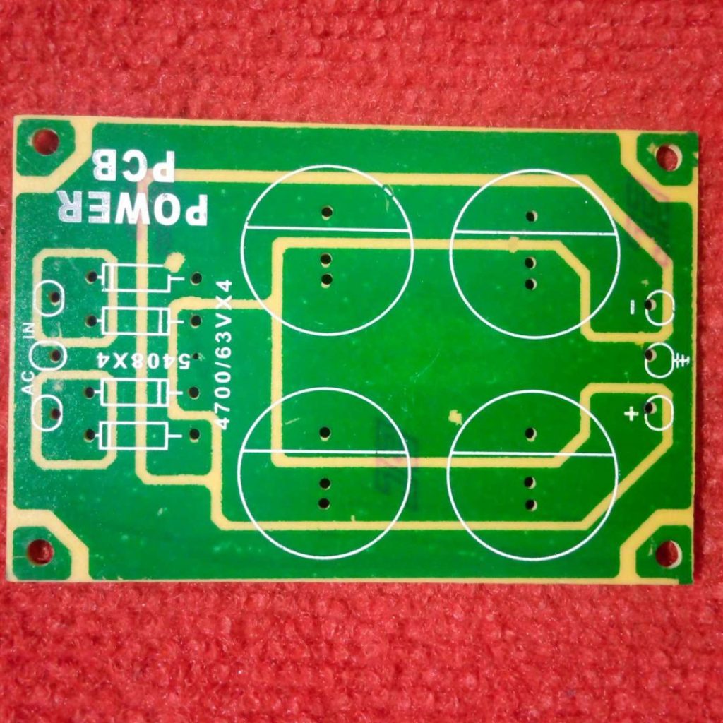 EMPTY Board 4 Capacitor BLANK Board Filter Circuit For 4700uf 63V 4 Capacitor Board INDIAN PCB Transformer Filter Empty Circuit Board Adapters 4 Capacitor Filter Circuit 4700uf 63V Capacitors. 