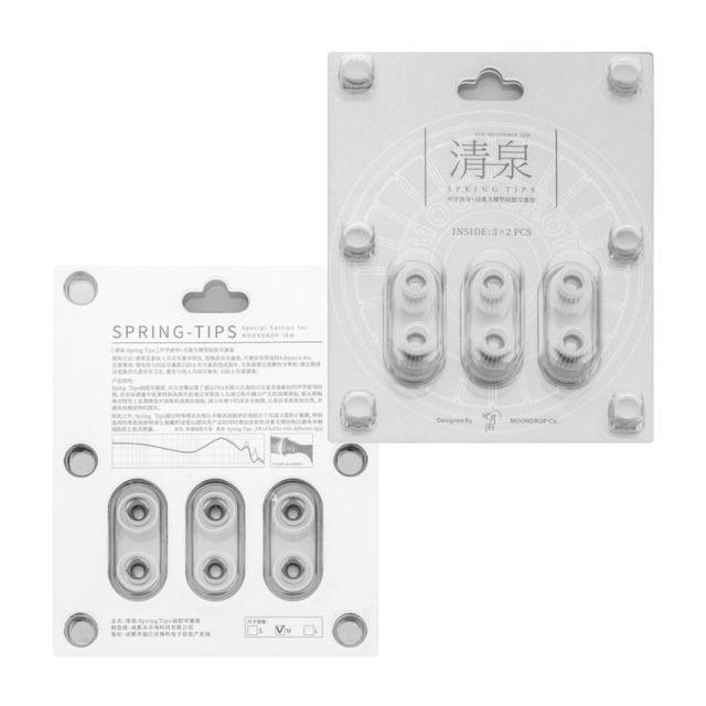 Moondrop Spring Tips Silicone Eartips Ear Cap Tips For True Wireless Bluetooth Earphone For Earphones Earphone Silicone Case. 