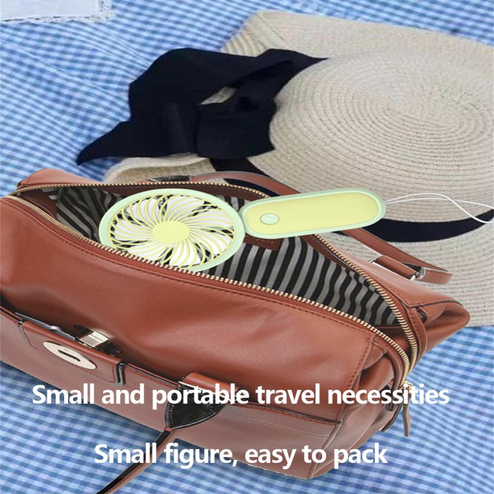 Handheld Pocket Fans USB Charging Lazy Fan Desktop Mini Fan Portable Student Dormitory Small Fan Gift Outdoor Travel Mini Fan. 