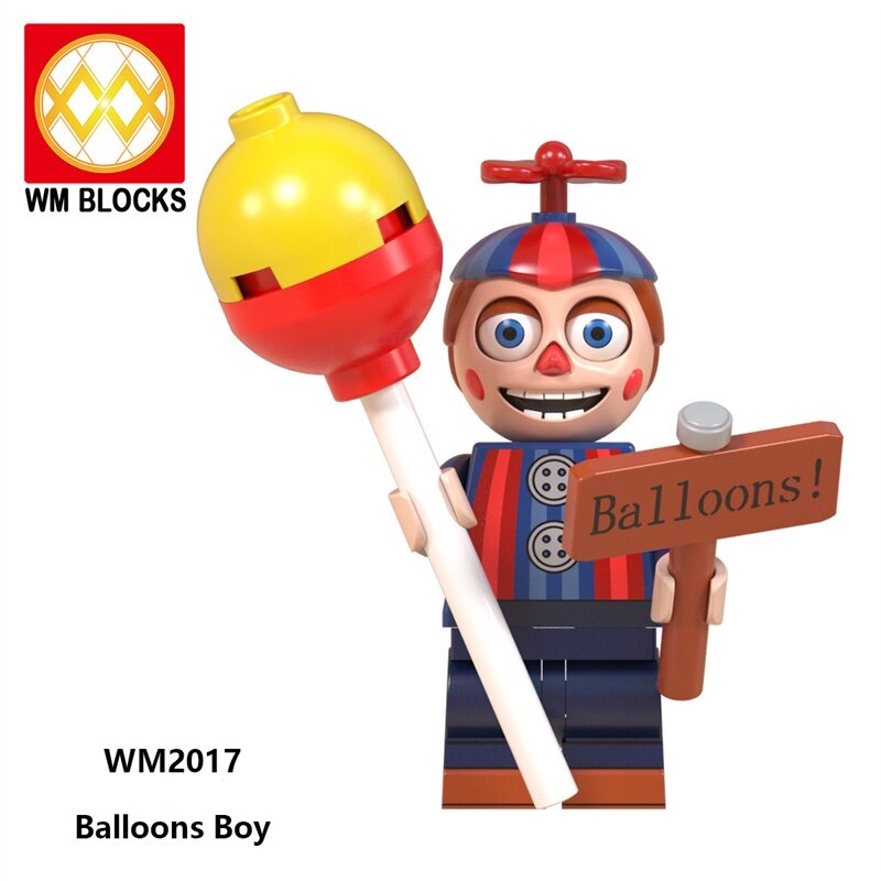 Five Nights at Freddy's Minifigures Building Blocks FNAF Toy Building Blocks Golden Freddy Chica Bonnie Foxy Game Horror Series Toys For Legoes