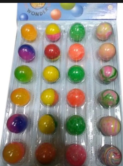 Bouncing Rubber Jumping Balls-6pcs. 