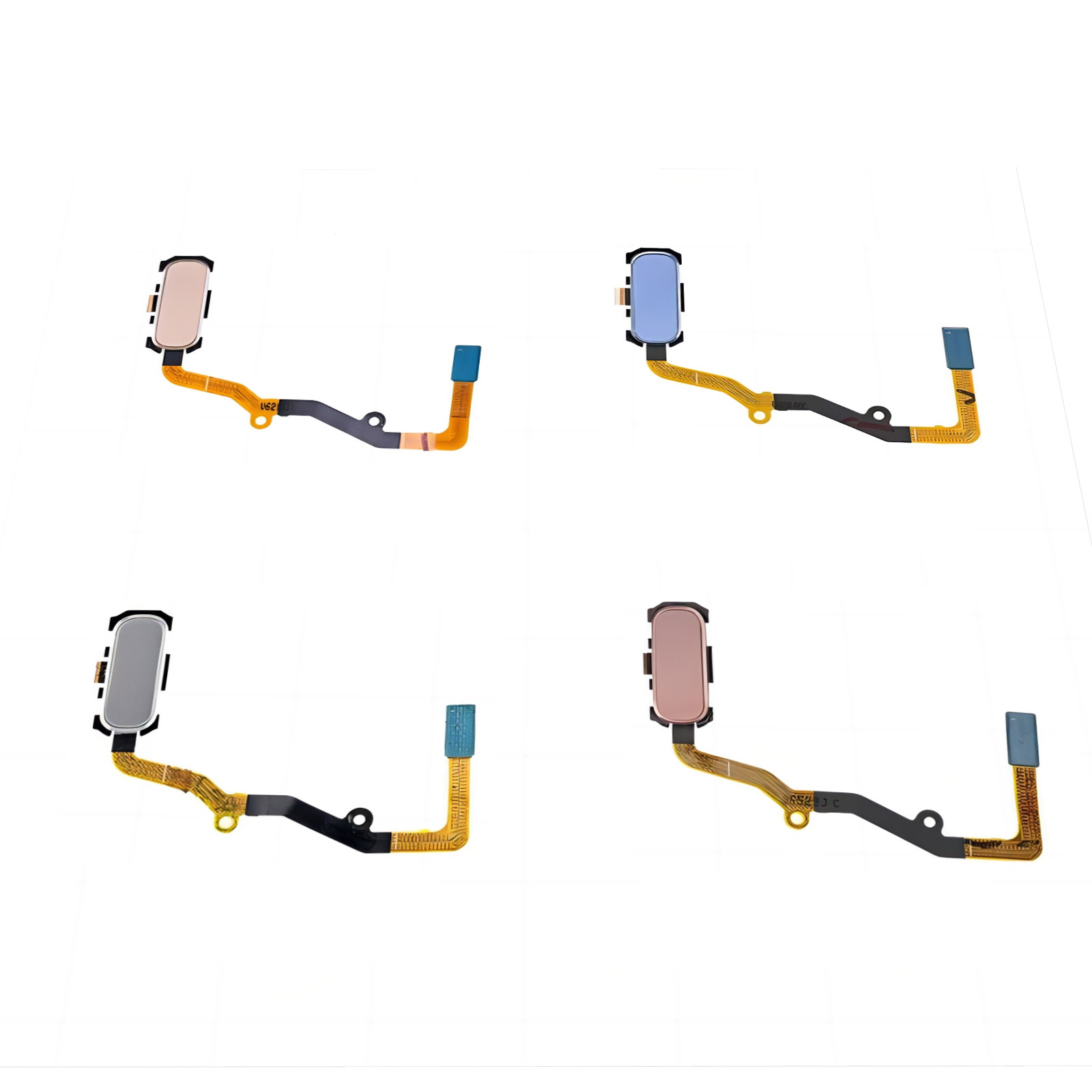 Fingerprint Sensor Return Key Flex Cable For Samsung Galaxy S7 S7 Edge New Finger Print Scanner Home Button Replacement. 