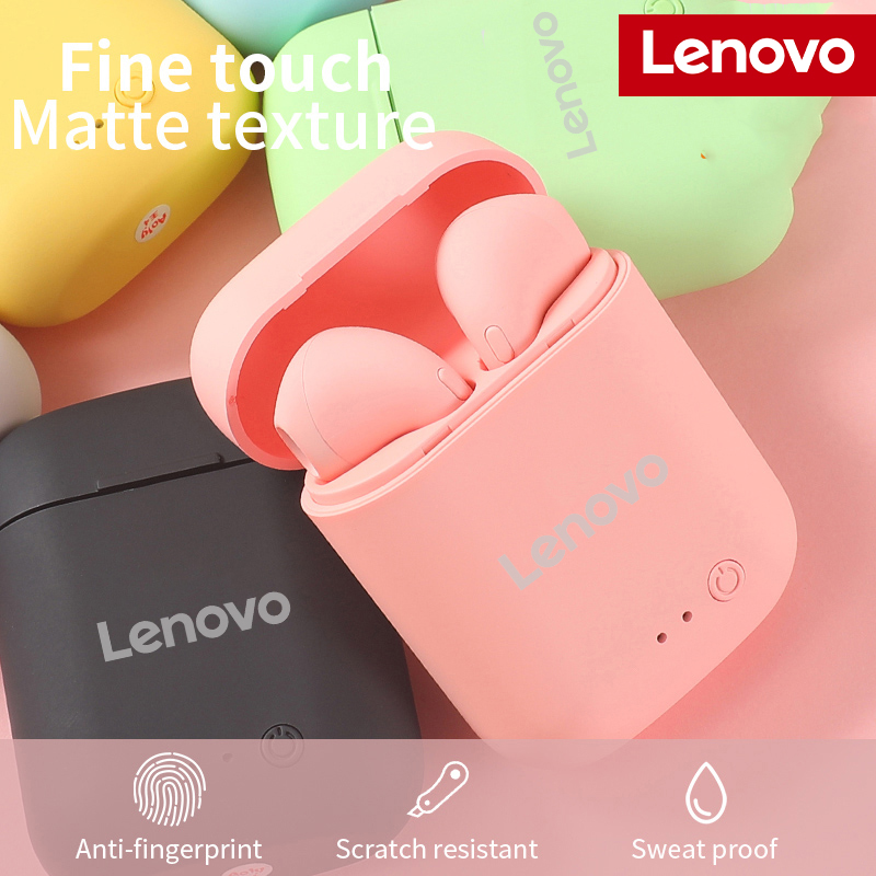 【Ready Stock+FREE Shipping+COD】Handsfree Headset Earphone Bluetooth Doff Inpods Lenovo I12 TWS V5. 