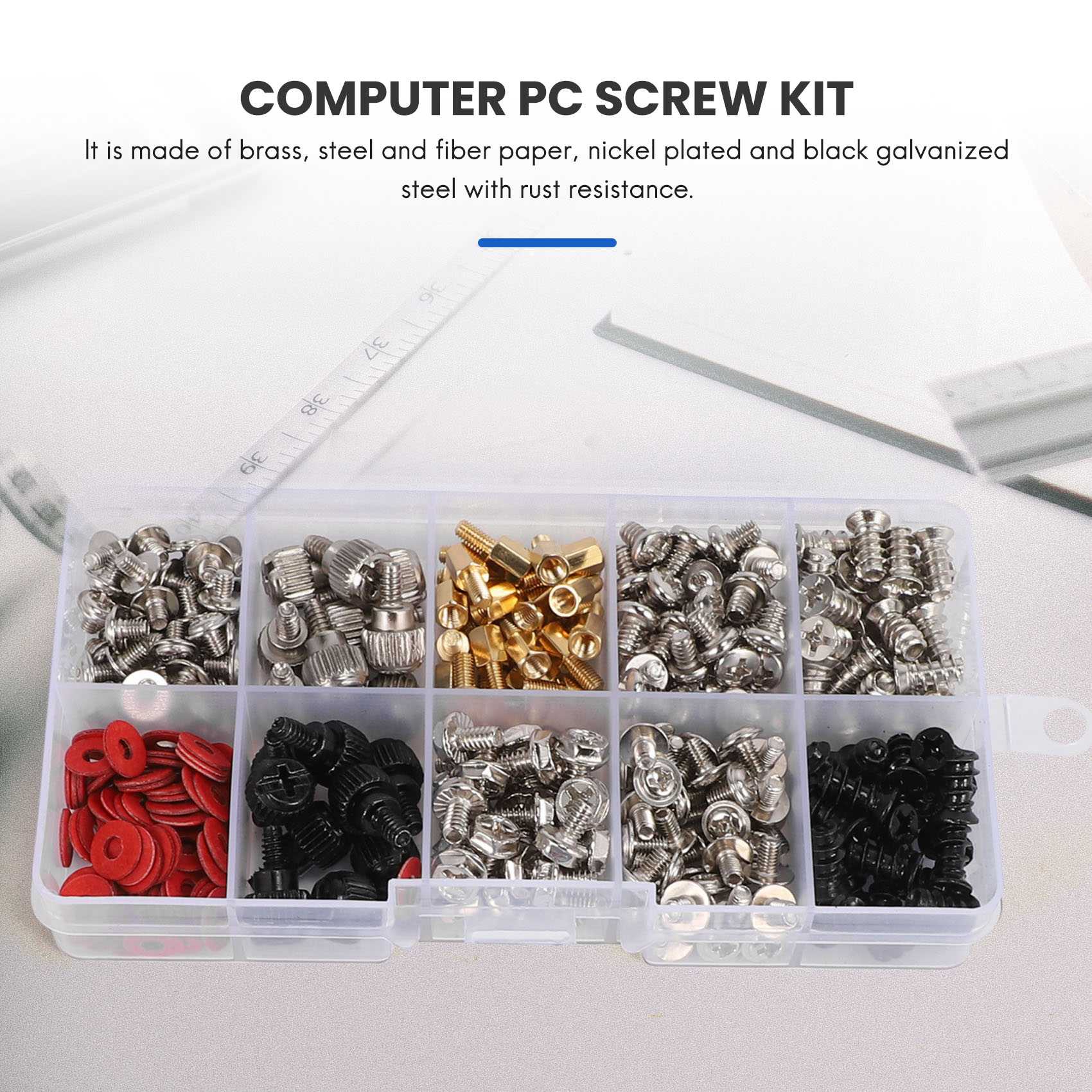 360PCS Personal Computer Screw,Pc Case Screws,Motheoard Standoffs. 