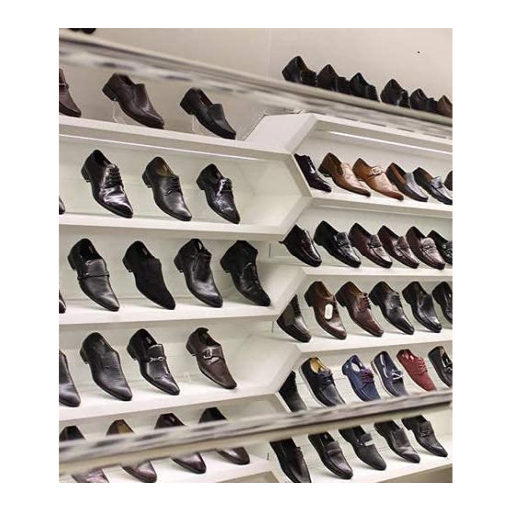 1 PCS Acrylic Clear Shoe Display Stand - Transparent Sandals Riser Support, Retail Shop Display Rack, Shoe Store Display Stands, Shoe Organizer. 