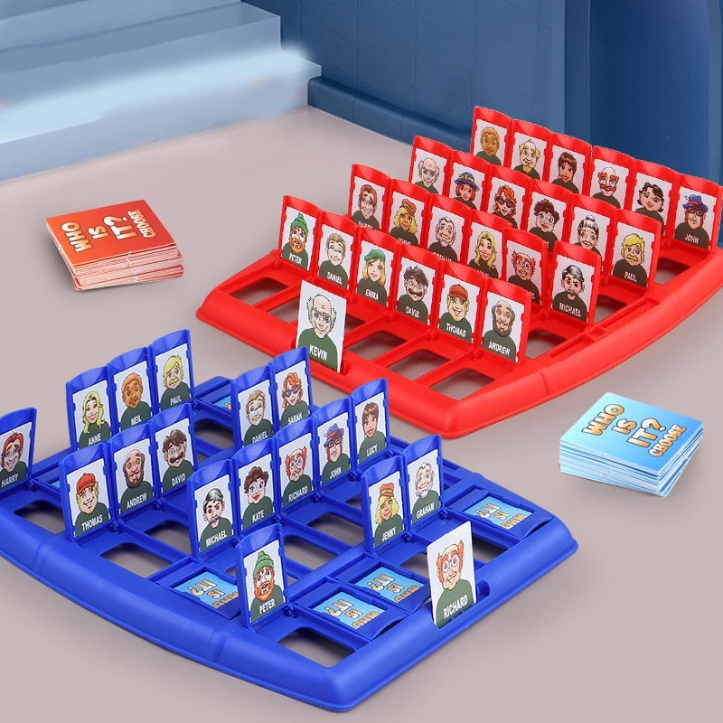 Guess Who Game Family Interation Card Toy Board Guessing Memory Training Parent Child Leisure Time Party Indoor Games Gift. 