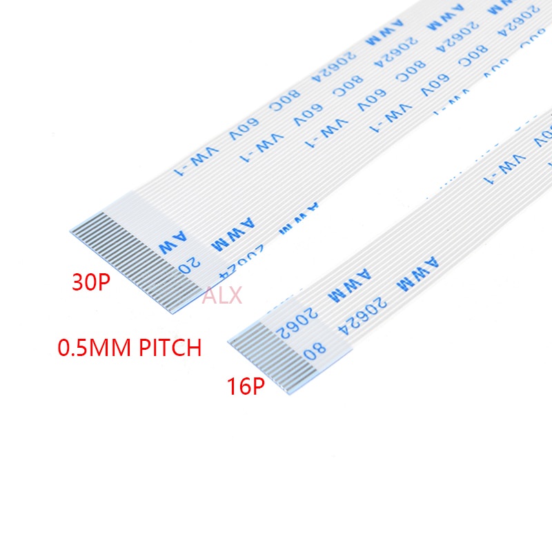 10PCS FPC Ribbon Flexible Flat CABLE PITCH 0.5MM 200MM A-Type 4P 6P 8P 10P 12P 16P 20P 30P 40P FFC WIRE 6/10/12/16/20/30/40 pin. 