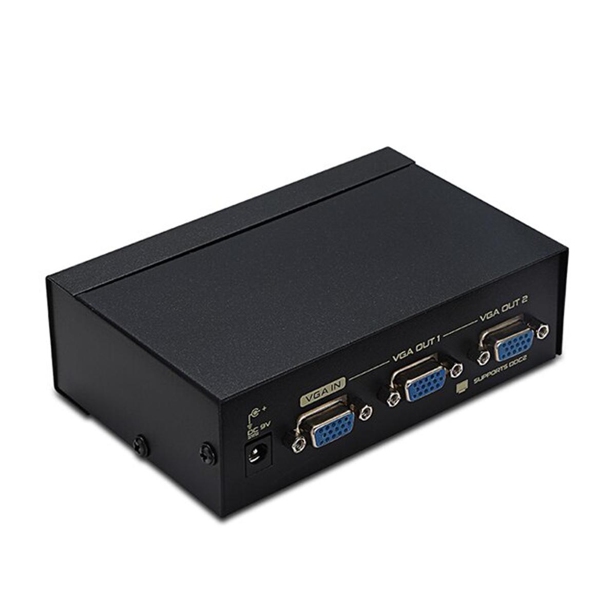 【VisioN Shop】splitter 2port support 1920 * 1440 for notebook video recorder computer display VGA video splitter