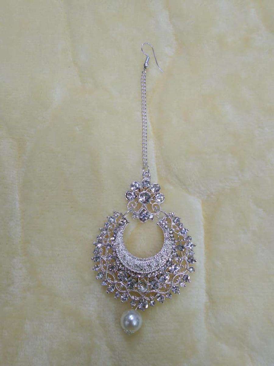 For Stone Setting Womans Fashionable Tikli - Silver. 