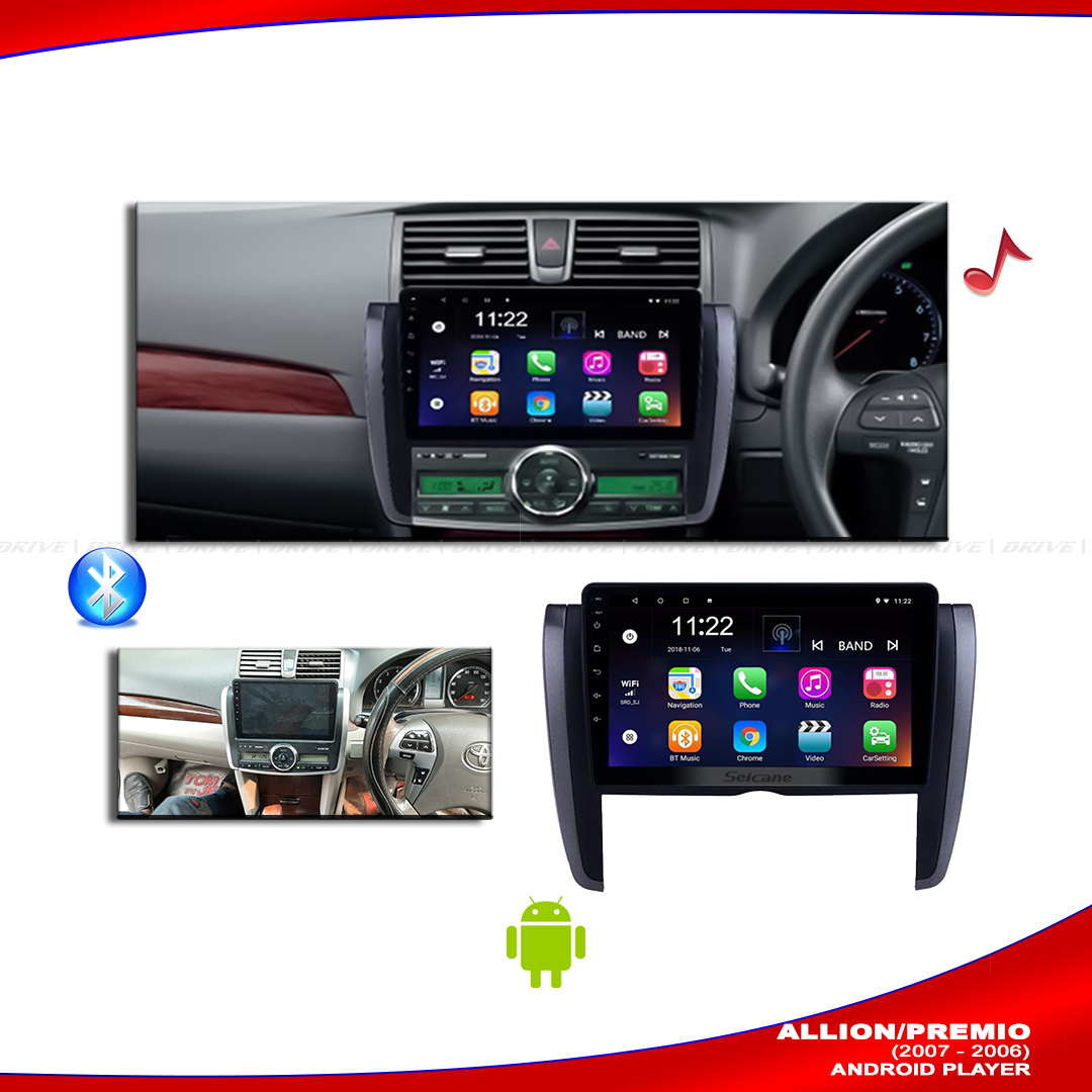 CAR ANDROID PLAYER FOR ALLION/PREMIO 2007-2016. 