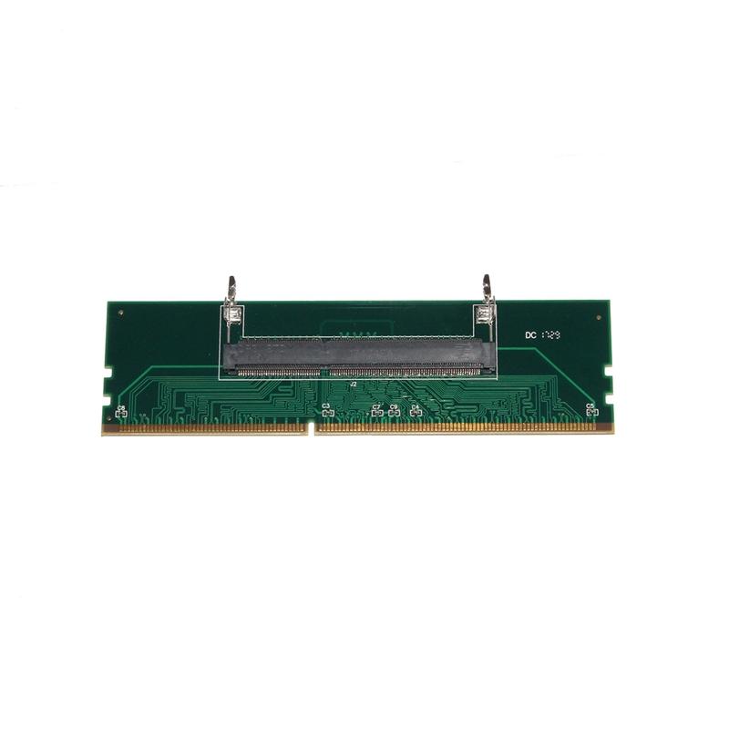 1.5V DDR3 204 Pin Laptop SO-DIMM to Desktop DIMM Slot Memory Adapter. 