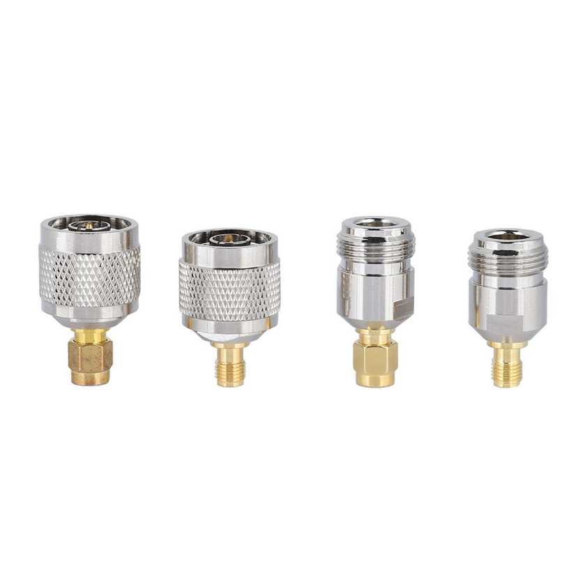 4× SMA to N Adapter Male/Female RF Coaxial Connector 50 ohms. 
