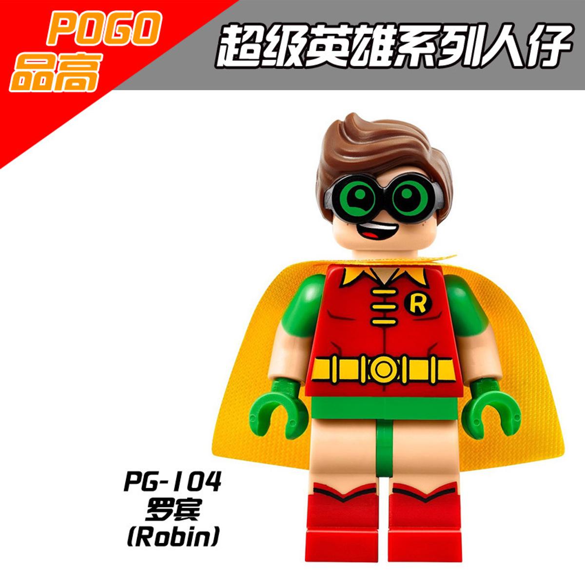 Single Sale DC Super hero Batman Poison Ivy Harleen Quinzel Robin Catwoman Calendar Man Building Blocks Bricks Superhero Model Figures Toys Children Gifts PG8032