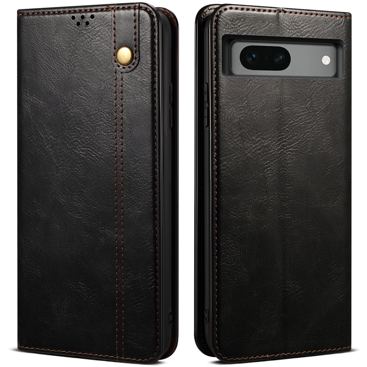 lthmy for Google Pixel 7A Premium PU Leather case with Card Slots and Magnetic Closure Flip Wallet Stand Cover