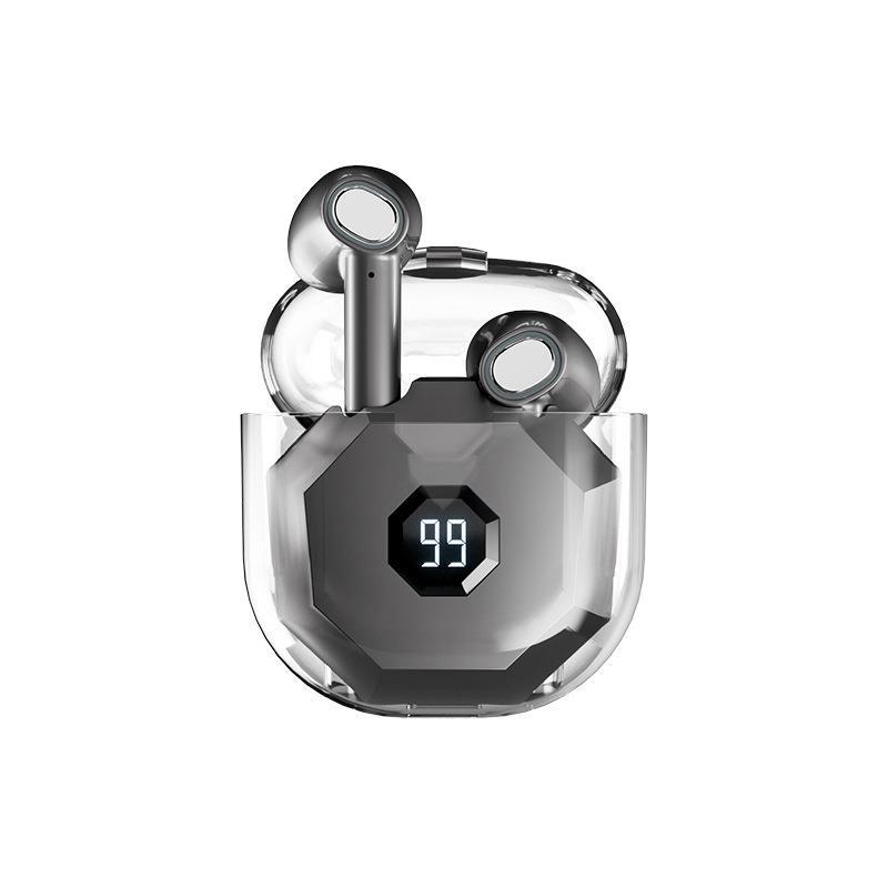 XT3 Digital Wireless Bluetooth Headset FCC/CE/ROHS Stereo Binaural In-Ear Transparent Cross-Border Exclusive. 