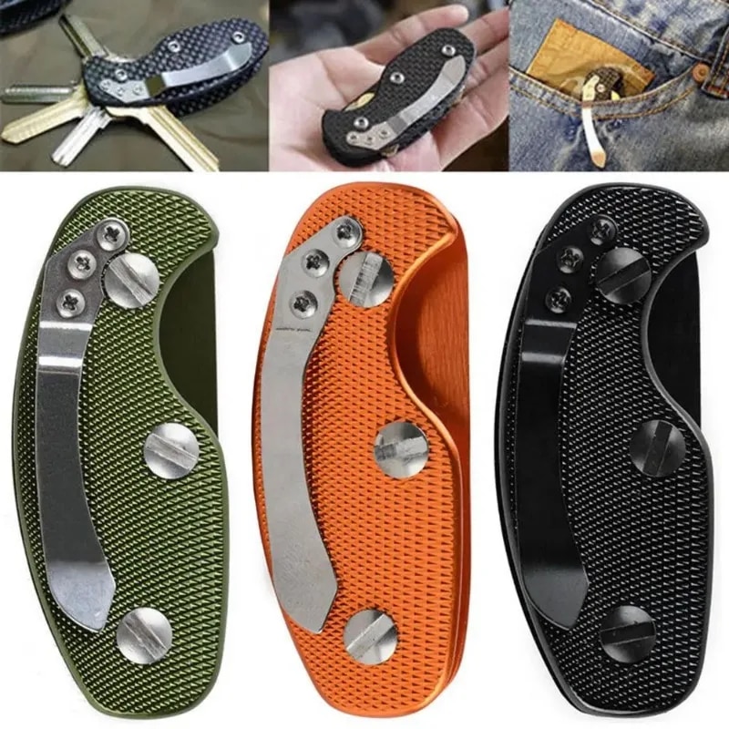 Smart Key Holder Portable Pouch Bag Case Wallet Holder Chain Car Key Wallet Housekeeper EDC Pocket Key Organizer Tools for Men. 