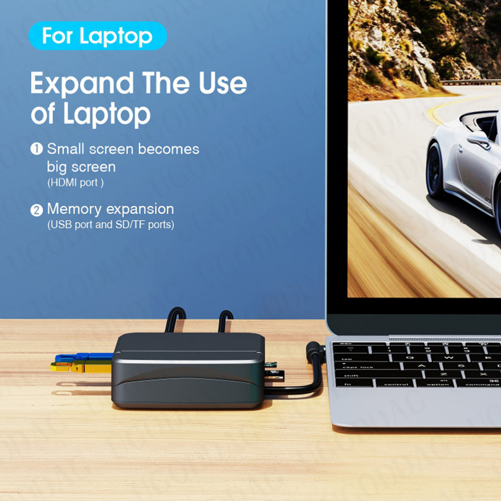 Portabl Type C HUB Docking Station For Samsung S20 S10 Dex Pad Station USB C To HDMI-compatible Dock Power Adapter For Huawei. 